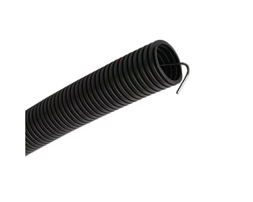 Труба гофрированная ПНД 20 мм с протяжкой черная (100 м)