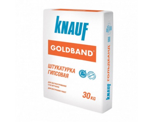 Штукатурка гипсовая Кнауф Гольдбанд (Knauf Goldband), 30кг