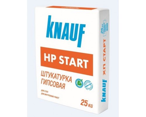 Штукатурка гипсовая Кнауф ХП-Старт (Knauf HP-Start), 25кг