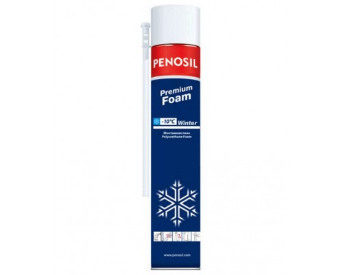 Пена монтажная бытовая Penosil Premium Foam зимняя, 750/520 гр.