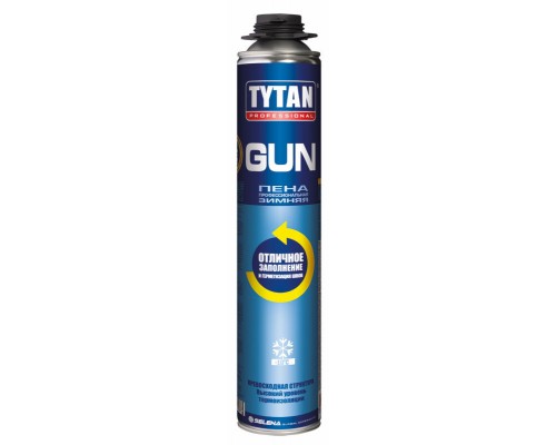 Пена монтажная TYTAN Professional GUN зимняя, 750 мл.