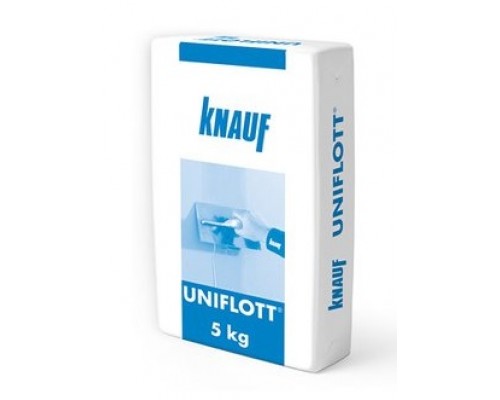 Шпаклевка гипсовая Кнауф Унифлот (Knauf Uniflott), 5кг